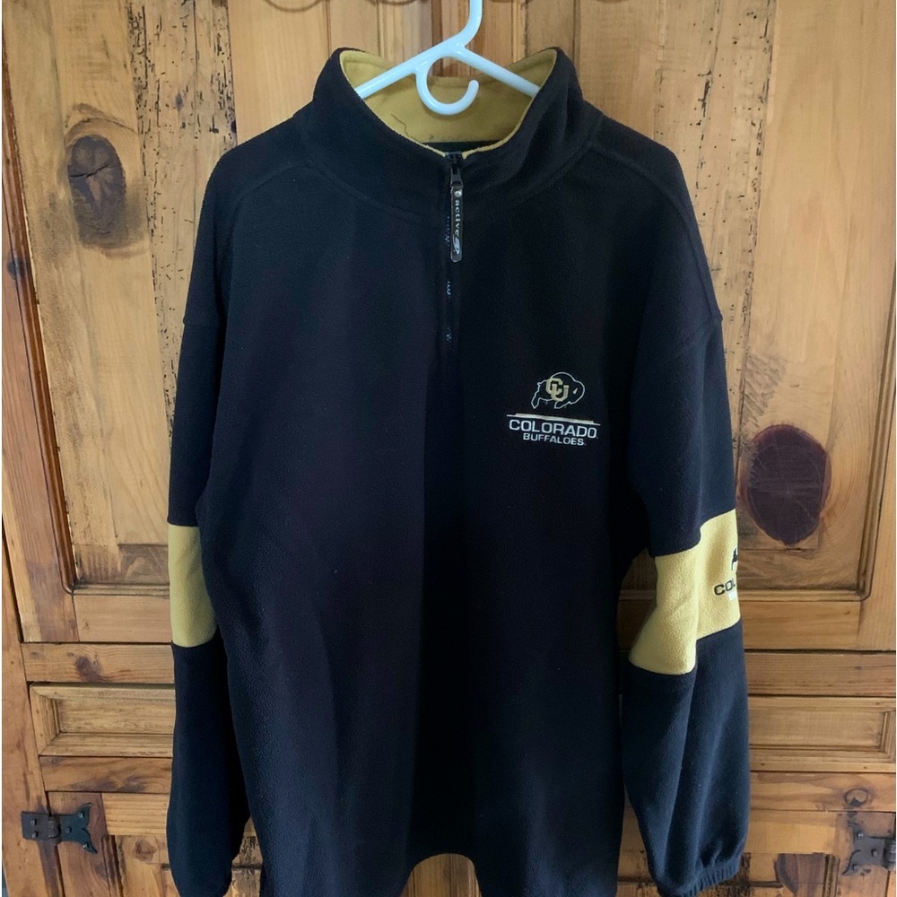 University of Colorado 1/4 Zip Black XXL